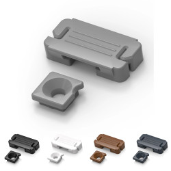 Schraubhalterung-Set für Plissee – 4 Stück | STOFFTEX